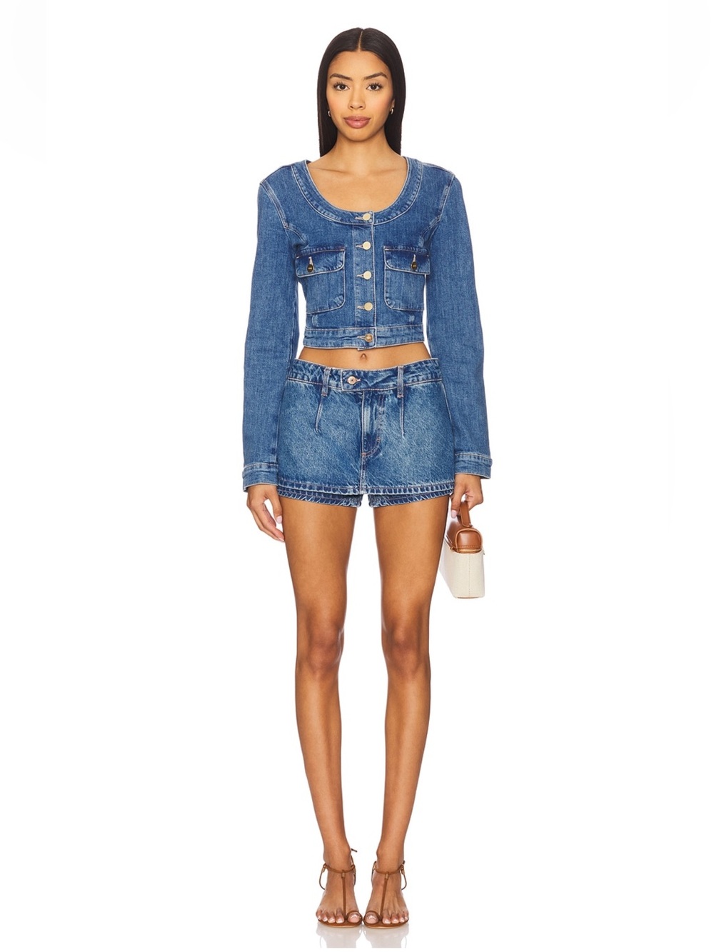 Free People We The Free Gallivanting Peekaboo Skort denim 33 new  low rise micro
